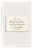 We Are Stars Decoupage Glass Tray - Ben's Garden