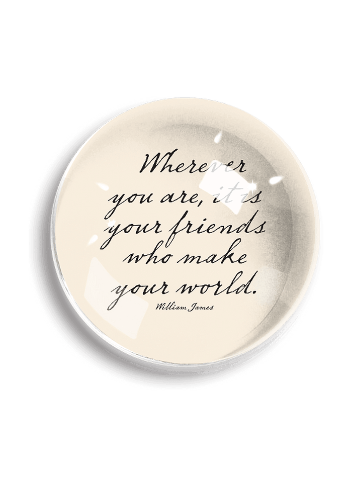 Wherever You Are Crystal Dome Paperweight - Ben's Garden