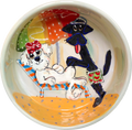 personalized dog bowls / heavy/ no tip dog food and water dish / bichon gift / black Labrador gift