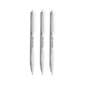 White Retractable Gel Pen 0.5mm - Black Ink (BP09)