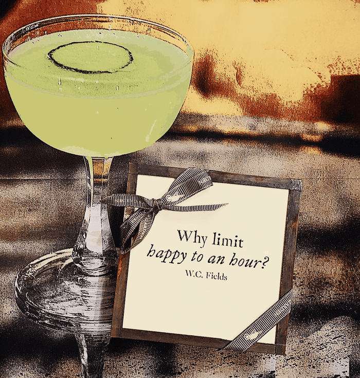 Why Limit Happy Copper & Glass Coasters, Set of 4 - Ben's Garden