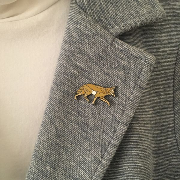 Wildlife Pin - Coyote