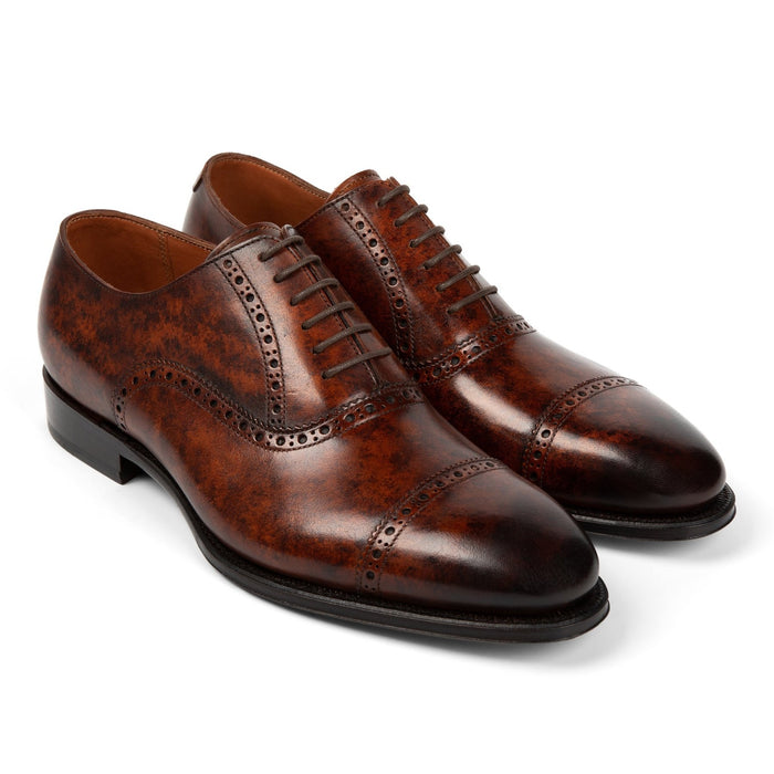 Windsor Brogue Cap - Toe // Cognac Eclipse - SARTORO
