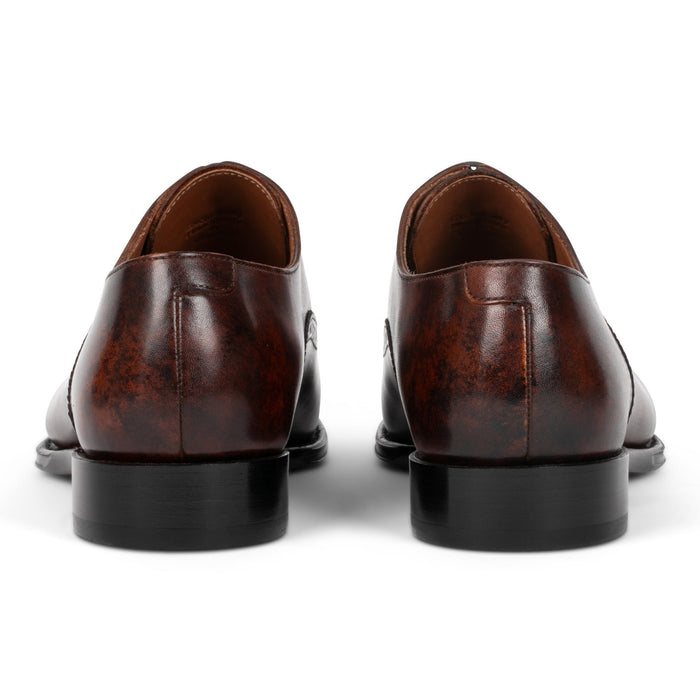Windsor Brogue Cap - Toe // Cognac Eclipse - SARTORO