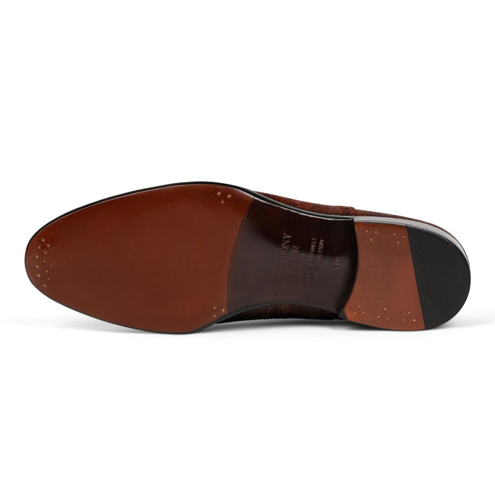 Windsor Brogue Cap - Toe // Cognac Eclipse - SARTORO