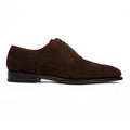 Windsor Brogue Cap - Toe // Tobacco Velvet Brown Suede - SARTORO