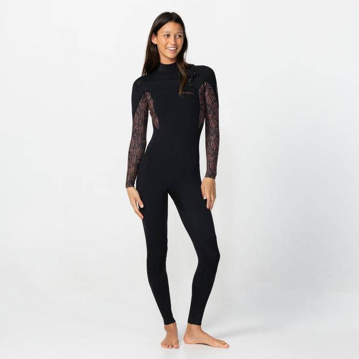 Women's Bahia 3/2mm Steamer Chest Zip - Terra Weave