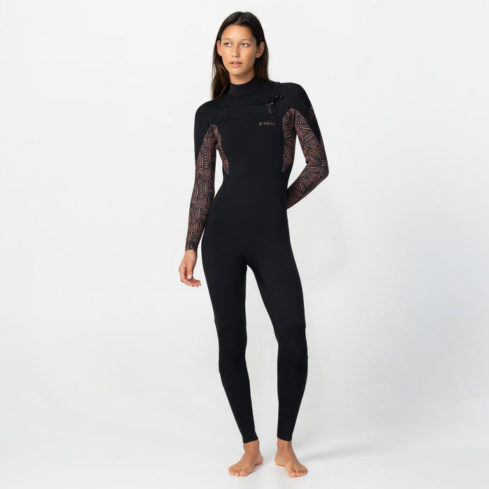 Women's Bahia 3/2mm Steamer Chest Zip - Terra Weave