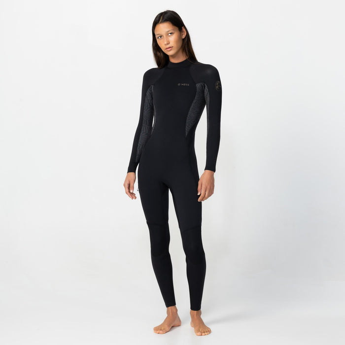 Women's Bahia 4/3mm Steamer Back Zip - Palm Mirage