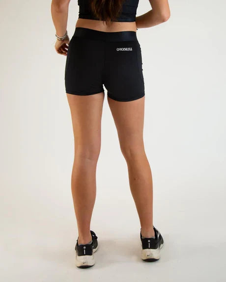 Women's Black 3" Compression Running Shorts