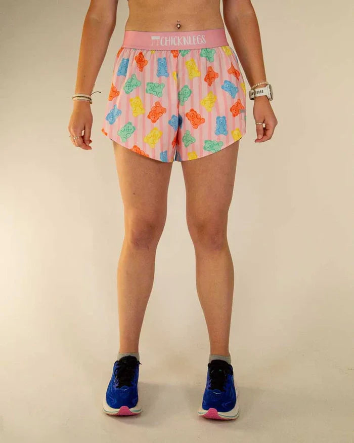 Women's Gummy Bears 4" Split Running Shorts