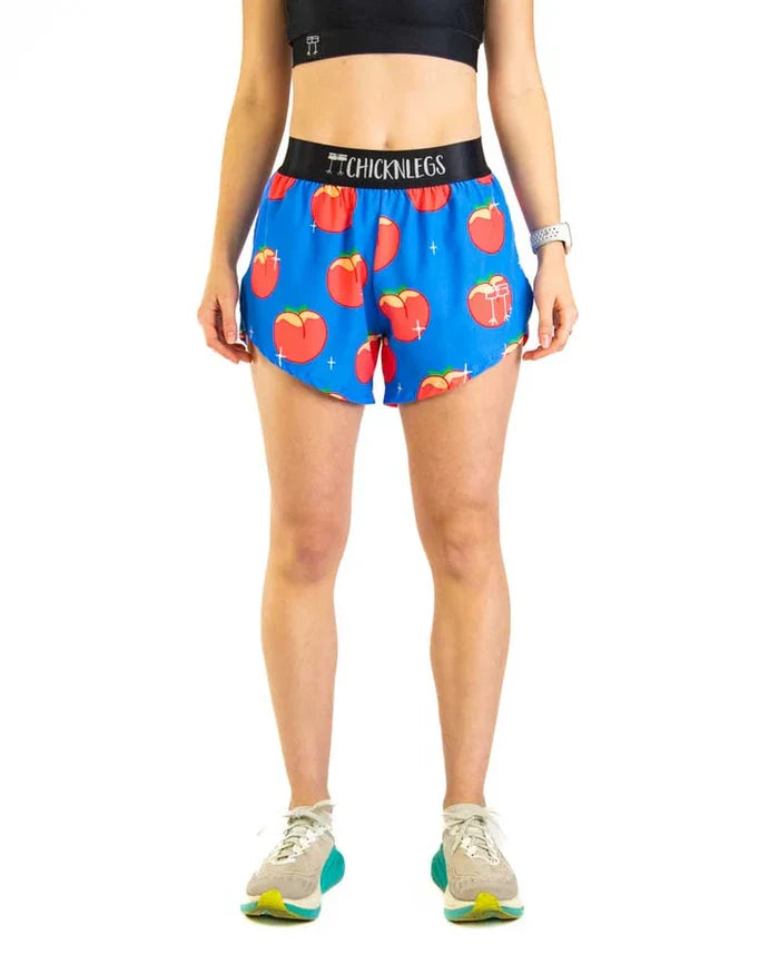 Women's Juicy Peaches 4" Split Running Shorts