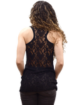 Women's Lace Back Tank Top