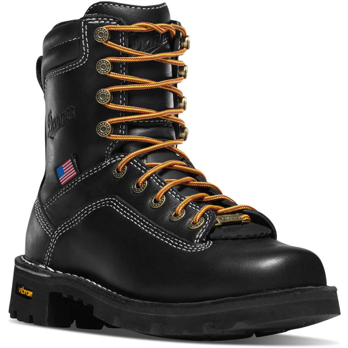 Women's Quarry USA 7" Black: Full-Grain Leather UpperTo ensure its quality, we put our leather through nine different tests b