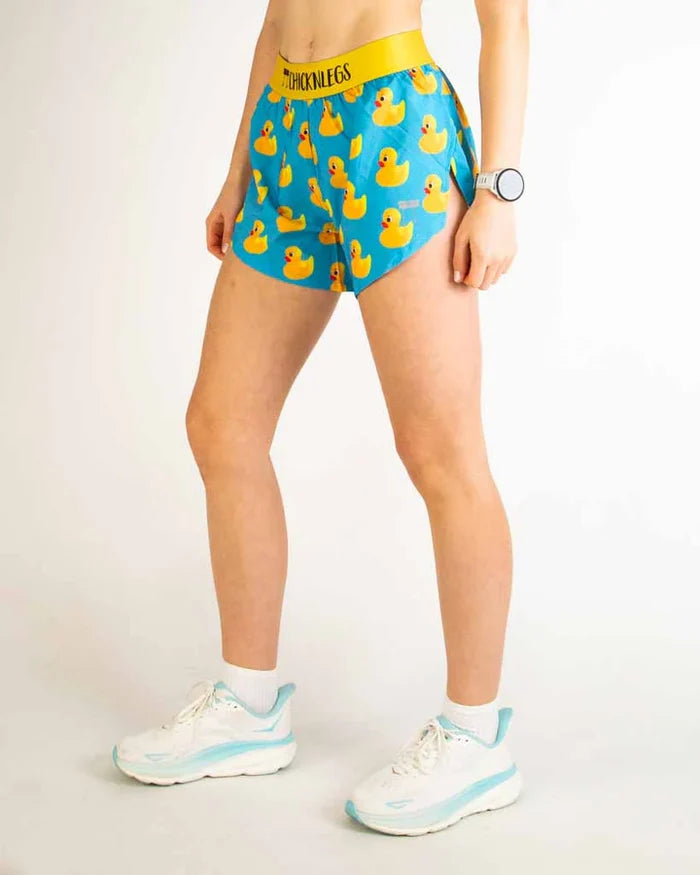 Women's Rubber Ducky 4" Split Running Shorts