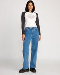 Womens Stoned Boyfriend Hi-Rise