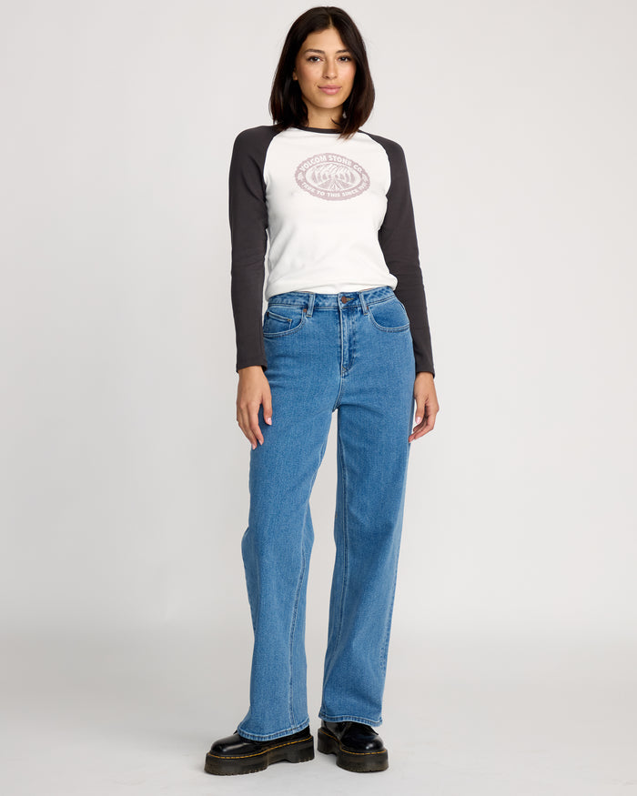 Womens Stoned Boyfriend Hi-Rise