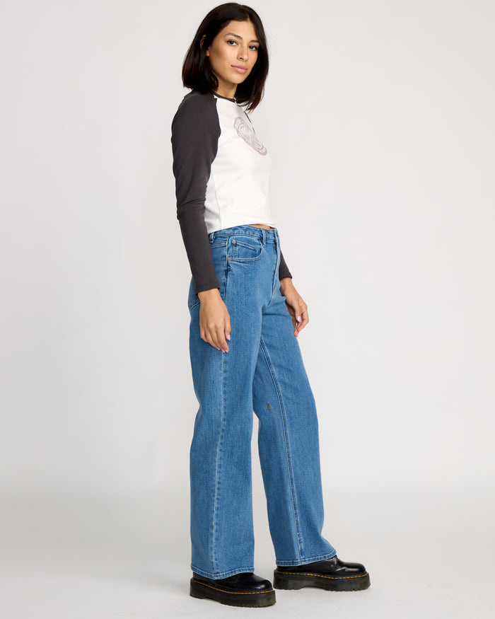 Womens Stoned Boyfriend Hi-Rise