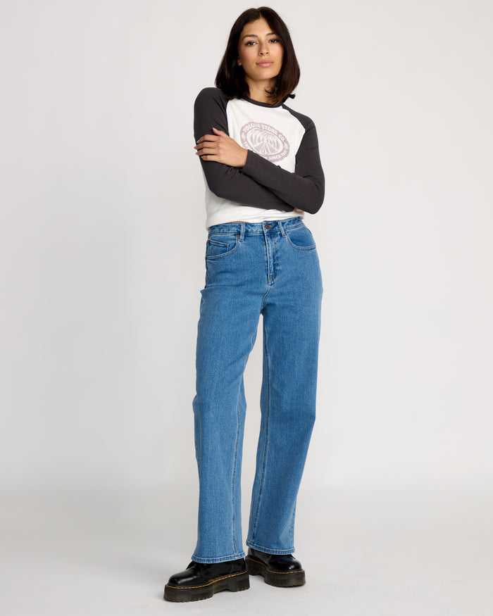 Womens Stoned Boyfriend Hi-Rise