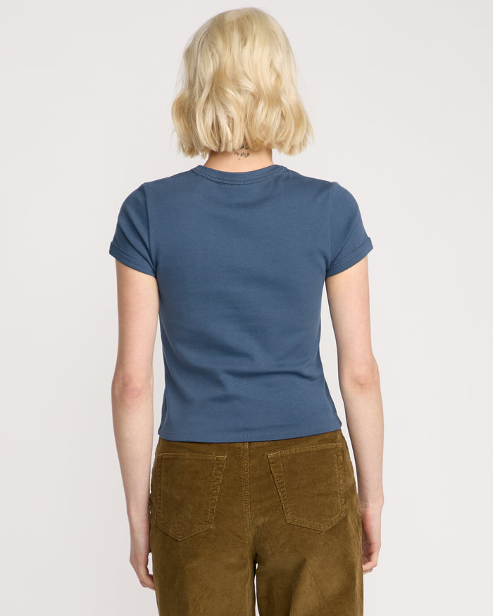 Womens Stoney Time Ringer T-Shirt