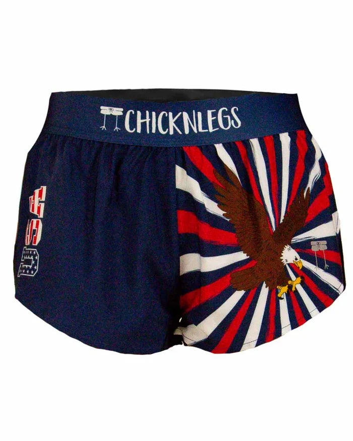 Women's USA Eagle 1.5" Split Shorts