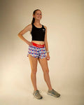 Women's USA Picnic 1.5" Split Shorts