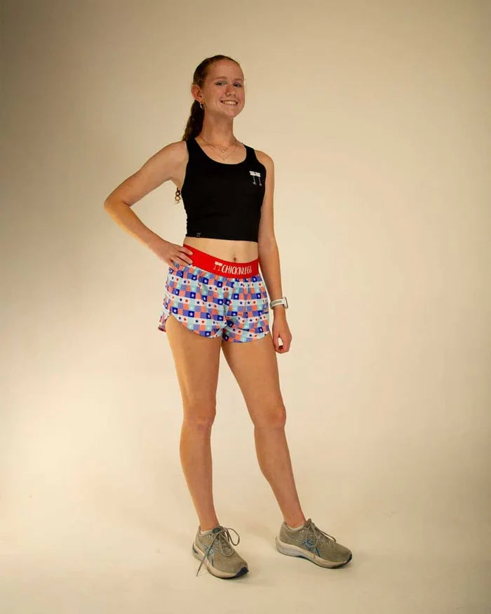 Women's USA Picnic 1.5" Split Shorts