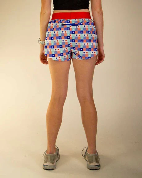 Women's USA Picnic 1.5" Split Shorts
