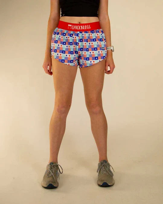 Women's USA Picnic 1.5" Split Shorts