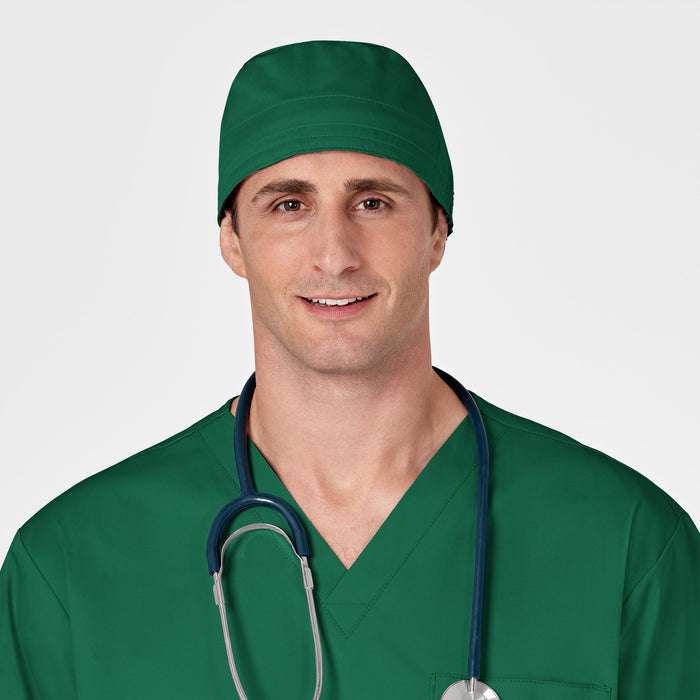 WonderWORK Unisex Tie Back Scrub Cap Hunter full scrub set