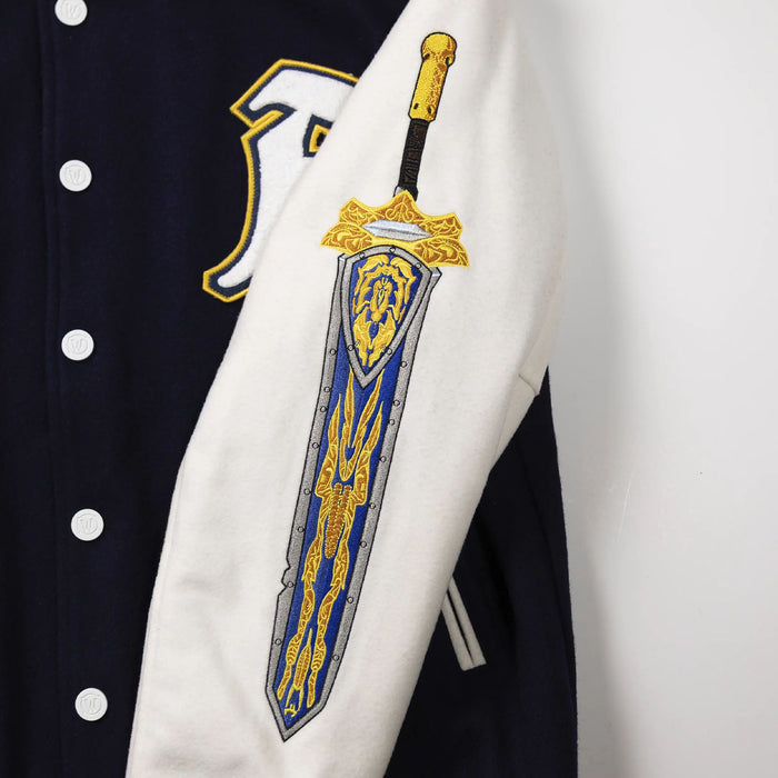 World of Warcraft Alliance Varsity Jacket - Sword Sleeve View