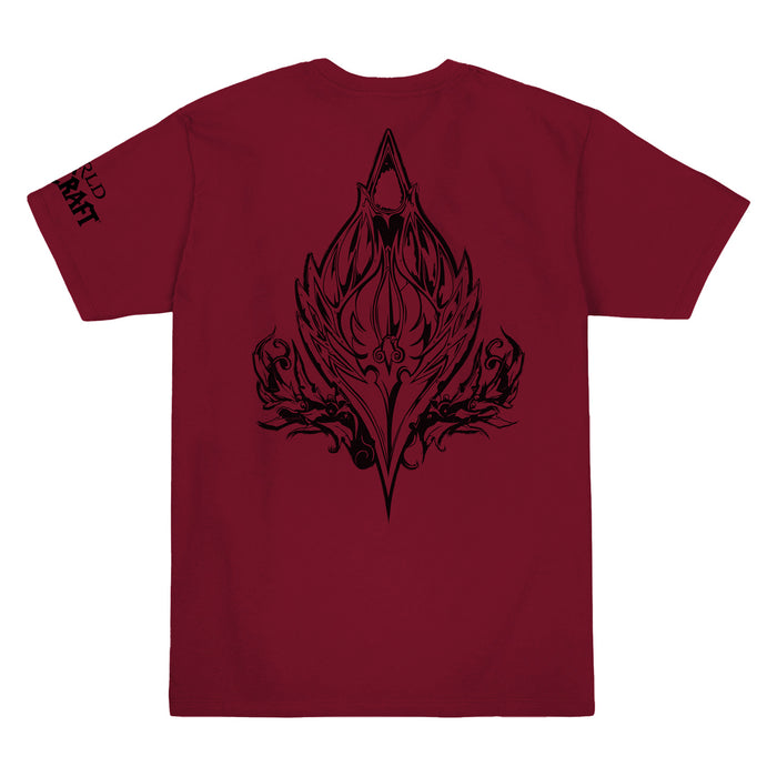 World of Warcraft Blood and Thunder Red T-Shirt - Front View