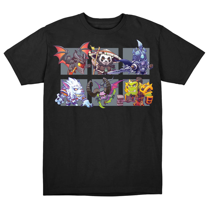 World of Warcraft Cute But Deadly T-Shirt - Black Version Front View