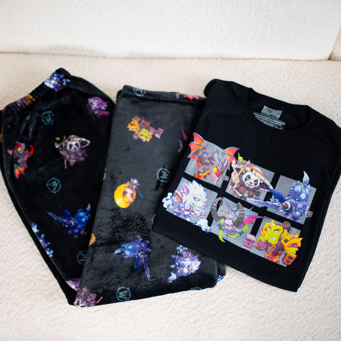 World of Warcraft Cute But Deadly Fleece Pajama Pants - Stylized View