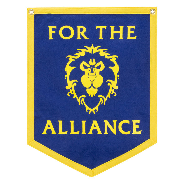 World of Warcraft For the Alliance Banner - Front View