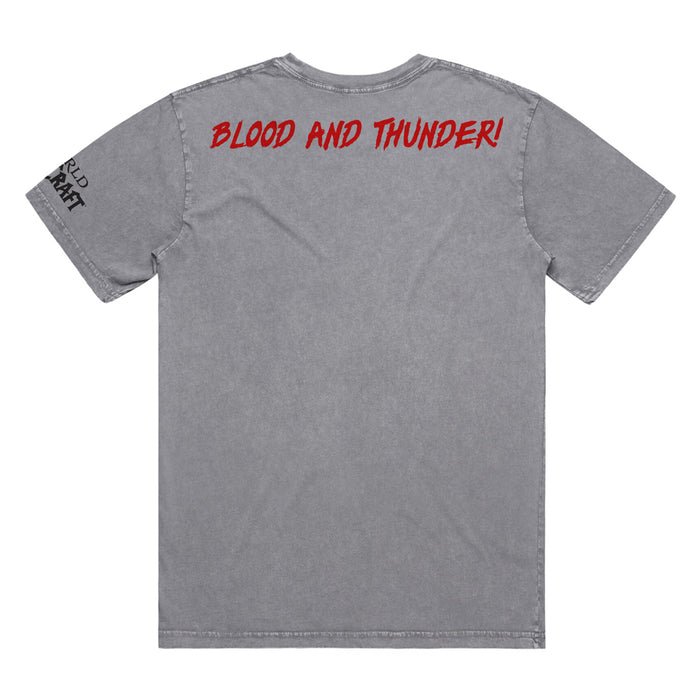 World of Warcraft Horde Icon Grey T-Shirt - Back View