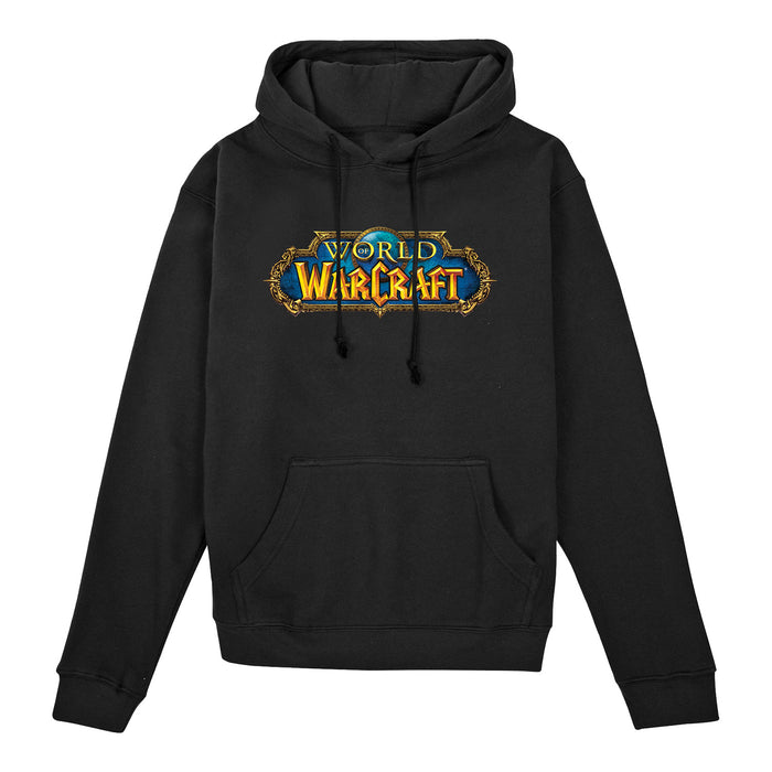 World of Warcraft Logo Hoodie - Front View Black Version