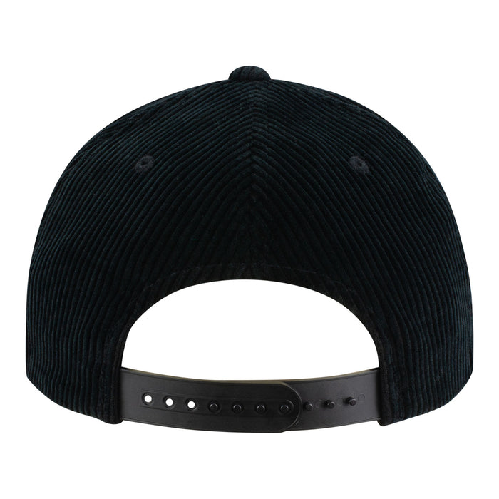 World of Warcraft: Midnight Logo Black Corduroy Snapback Hat - Back View