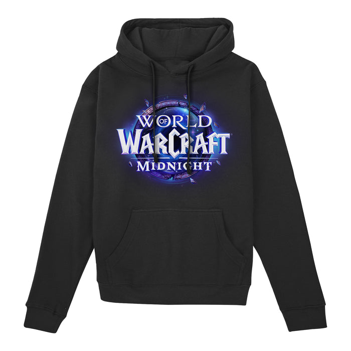 World of Warcraft: Midnight Logo Black Hoodie - Front View