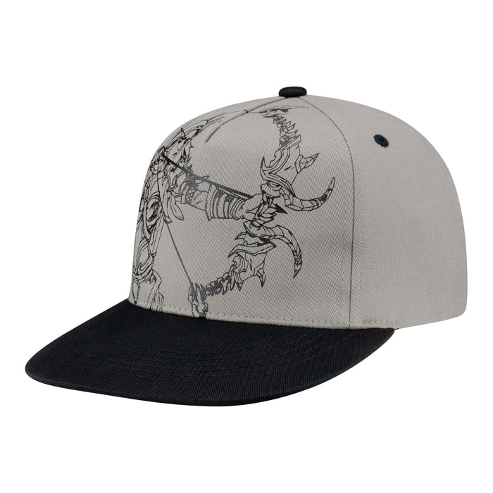 World of Warcraft Sylvanas Sketch Snapback Hat - Left Side View