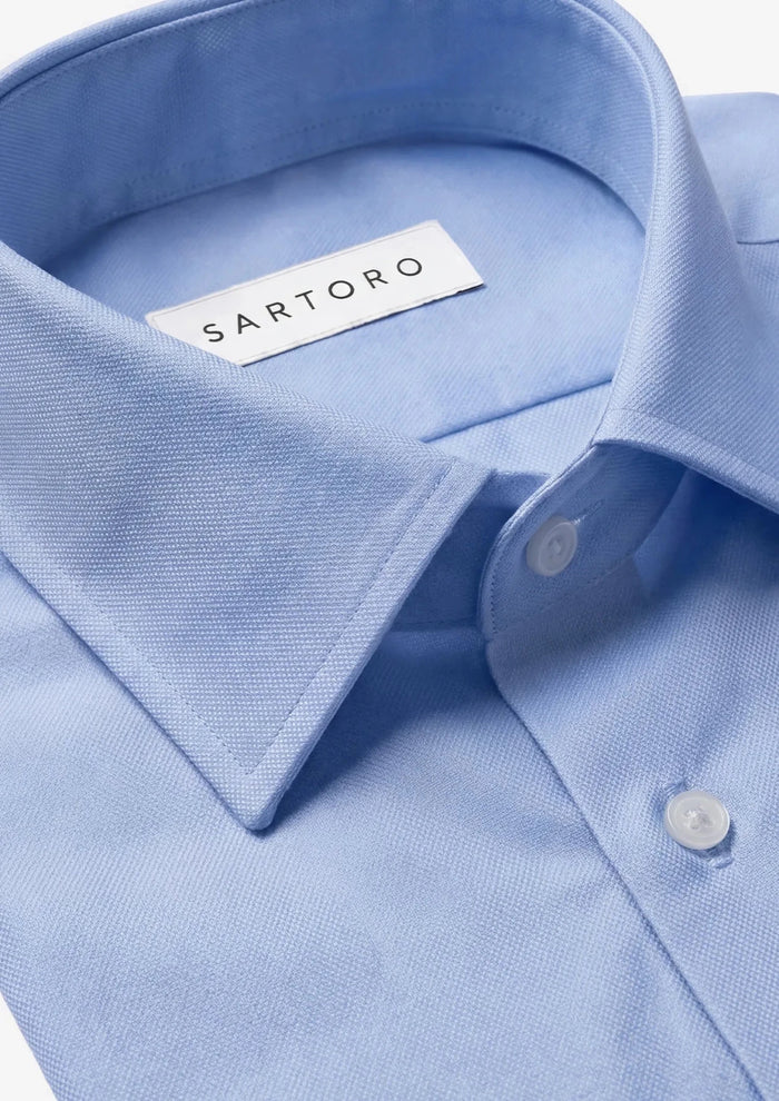 Chambray Blue Wormwood Shirt - SARTORO