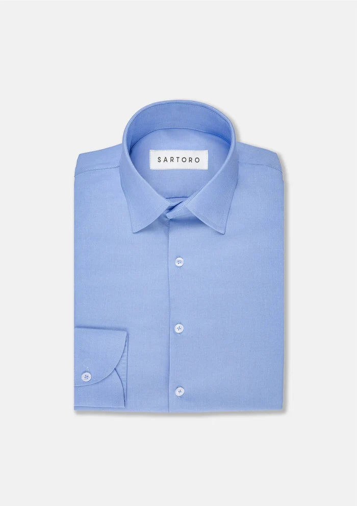 Chambray Blue Wormwood Shirt - SARTORO