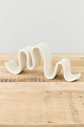 Virginia Sin Home Candle Holders Wyat Candelabra Cream / 12" L X 3" W X 5" H