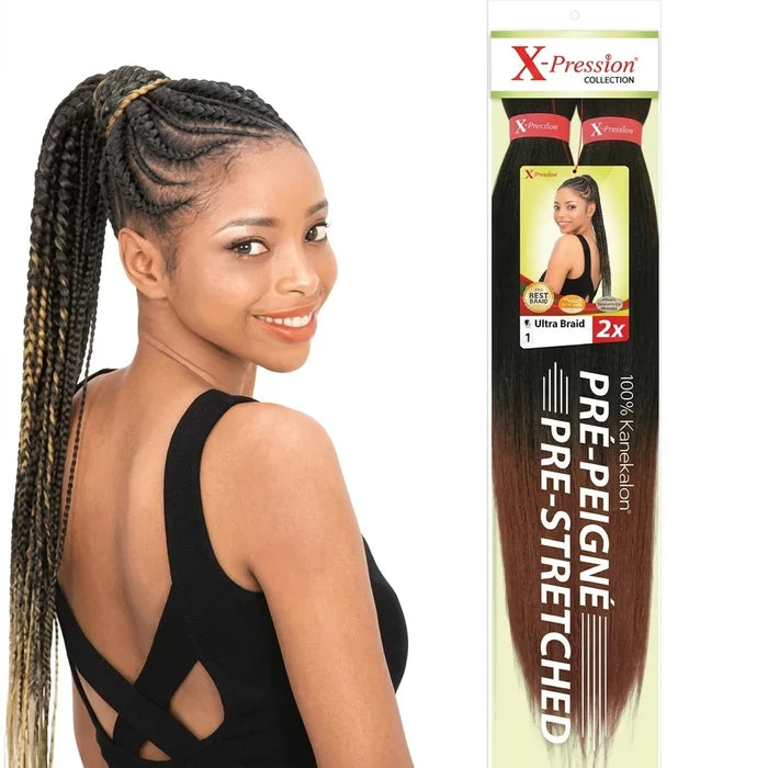 X-Pression Pre-Strectched - Synthetic Braiding Hair