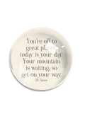 You're Off To Great Places Crystal Dome Paperweight - Ben's Garden