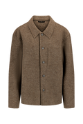 Urban Pioneers Male Zeno Wool shirt OVERSHIRT BROWN