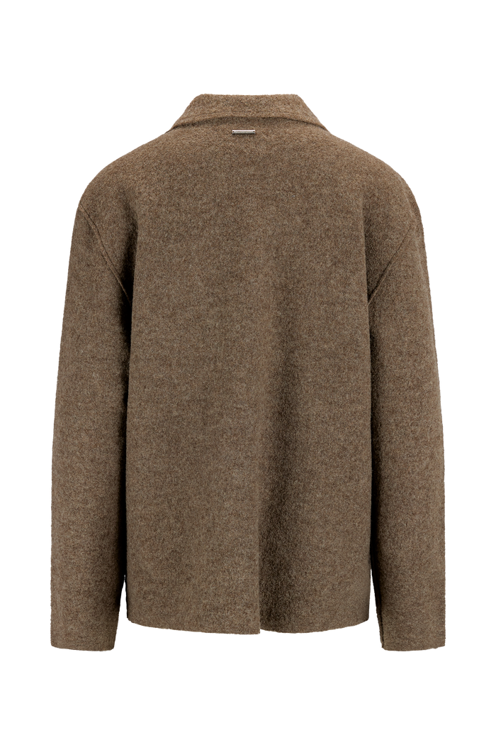Urban Pioneers Male Zeno Wool shirt OVERSHIRT BROWN