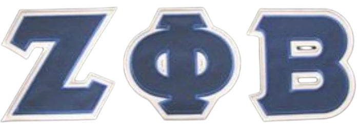 Zeta 4" Tackle Twill Letters