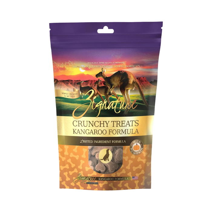Zignature Kangaroo Ziggy Bars Biscuit Dog Treats